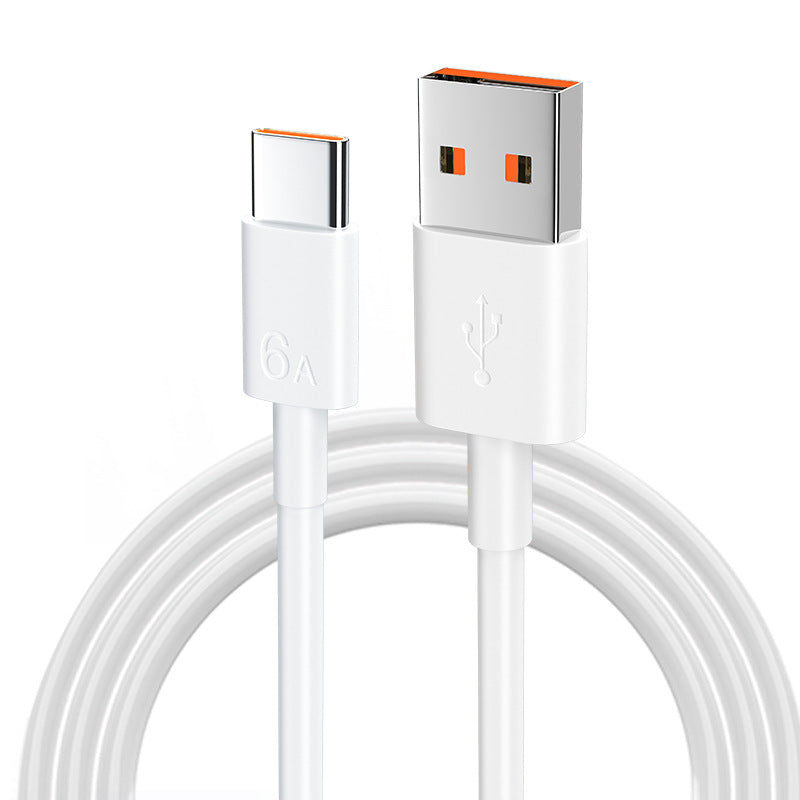 6A Super Fast Charge Data Cable Suitable For TYPE-C Without Box